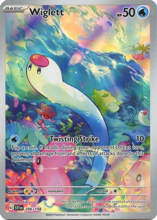 Wiglett 206/198 - SV01 Scarlet & Violet Base Set Holofoil