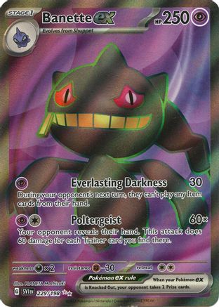 Banette ex 229/198 - SV01 Scarlet & Violet Base Set Holofoil