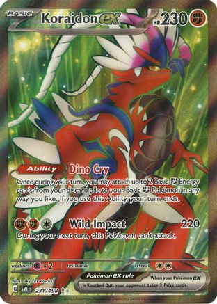 Koraidon ex 231/198 - SV01 Scarlet & Violet Base Set Holofoil