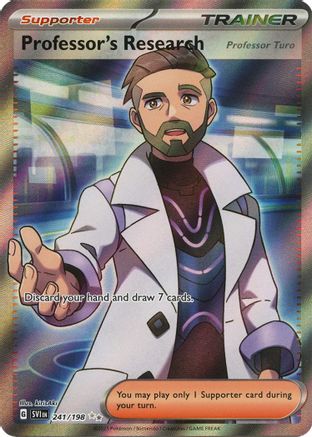 Professor's Research 241/198 - SV01 Scarlet & Violet Base Set Holofoil
