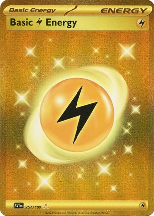 Basic Lightning Energy 257/198 - SV01 Scarlet & Violet Base Set Holofoil