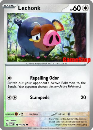 Lechonk (GameStop Promo) 154/198 - Miscellaneous Cards & Products