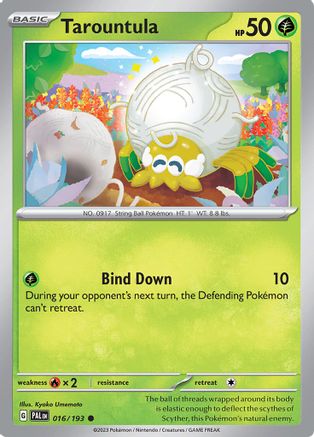 Tarountula 016/193 - SV02 Paldea Evolved Reverse Holofoil