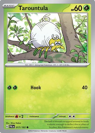 Tarountula 017/193 - SV02 Paldea Evolved Reverse Holofoil