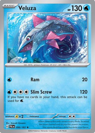 Veluza 056/193 - SV02 Paldea Evolved Reverse Holofoil