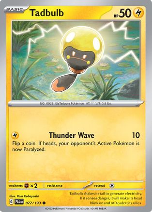 Tadbulb 077/193 - SV02 Paldea Evolved Reverse Holofoil