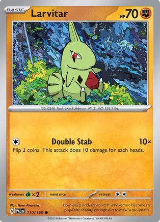 Larvitar 110/193 - SV02 Paldea Evolved Reverse Holofoil