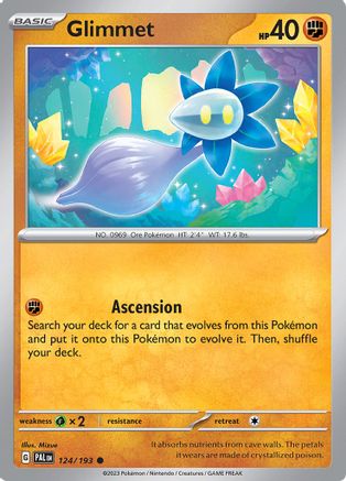 Glimmet 124/193 - SV02 Paldea Evolved Reverse Holofoil