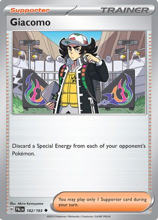 Giacomo 182/193 - SV02 Paldea Evolved Reverse Holofoil