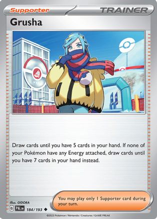 Grusha 184/193 - SV02 Paldea Evolved Reverse Holofoil