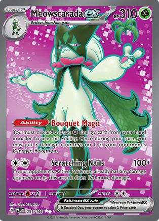 Meowscarada ex 231/193 - SV02 Paldea Evolved Holofoil