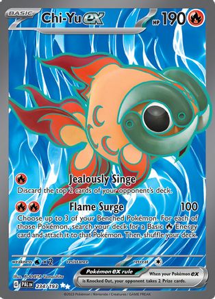 Chi-Yu ex 234/193 - SV02 Paldea Evolved Holofoil