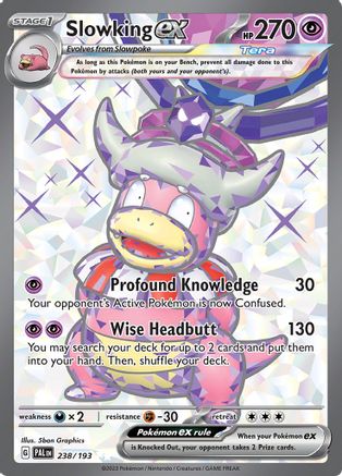 Slowking ex 238/193 - SV02 Paldea Evolved Holofoil