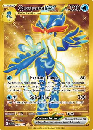 Quaquaval ex 273/193 - SV02 Paldea Evolved Holofoil