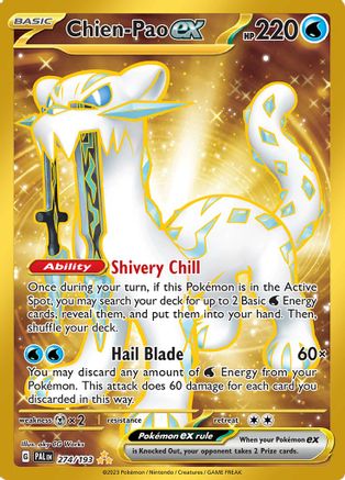 Chien-Pao ex 274/193 - SV02 Paldea Evolved Holofoil