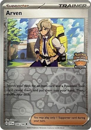 Arven 166/198 - League & Championship Cards - Reverse Holofoil