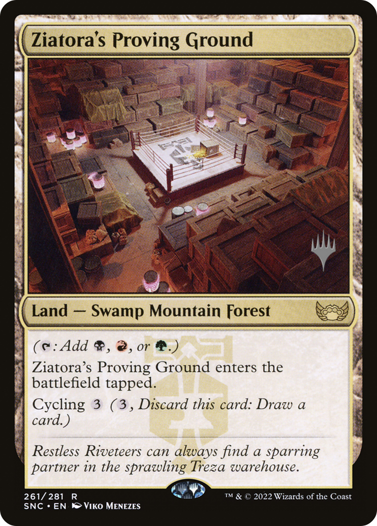 Ziatora's Proving Ground (PPSNC-261P) - Streets of New Capenna Promos Foil