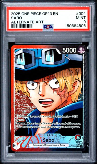 Sabo Carrying On His Will OP13-004 PSA 9