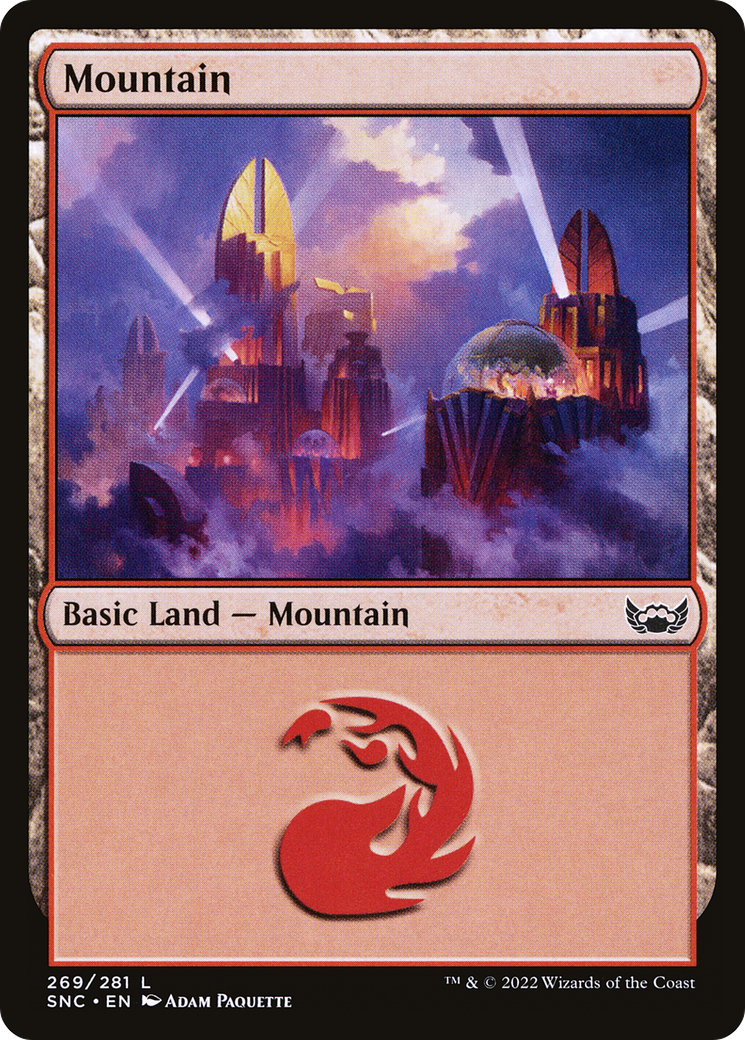 Mountain (SNC-269) - Streets of New Capenna Foil