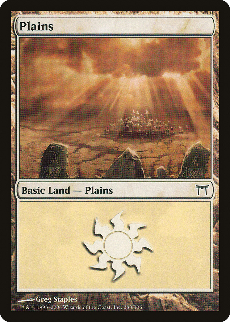 Plains (CHK-288) - Champions of Kamigawa Foil