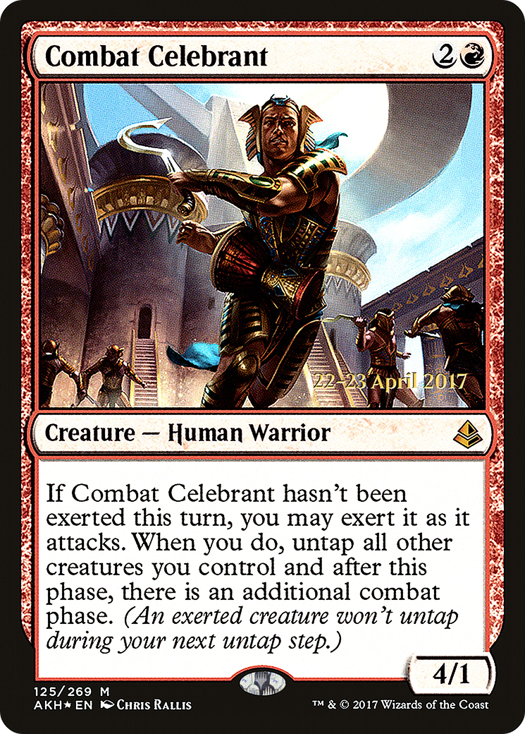 Combat Celebrant (PRE-125S) - Amonkhet Promos Foil