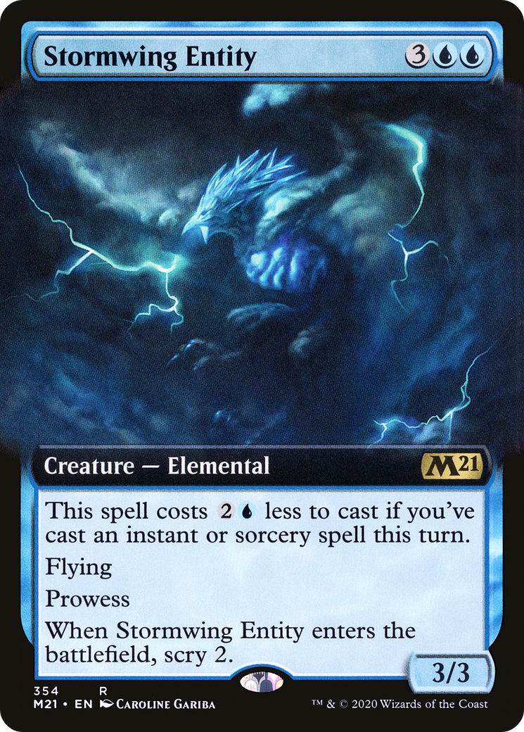 Stormwing Entity (M21-354) - Core Set 2021: (Extended Art)