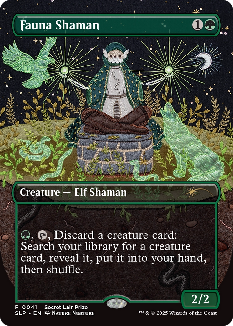 Fauna Shaman (SLP-041) - Secret Lair Showdown (Borderless)