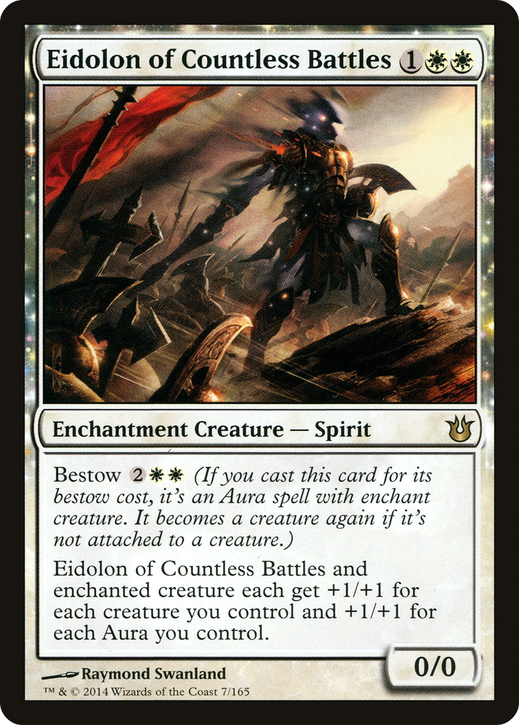 Eidolon of Countless Battles (BNG-007) - Born of the Gods: (enchantment)
