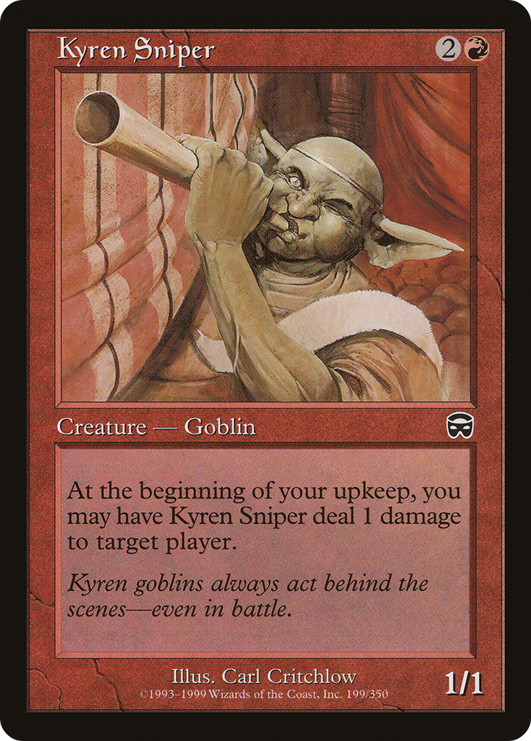 Kyren Sniper (MMQ-199) - Mercadian Masques