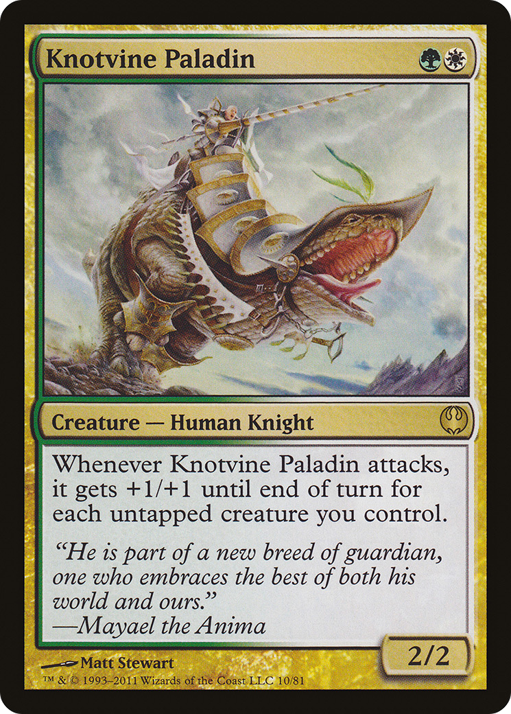 Knotvine Paladin (DDG-010) - Duel Decks: Knights vs. Dragons