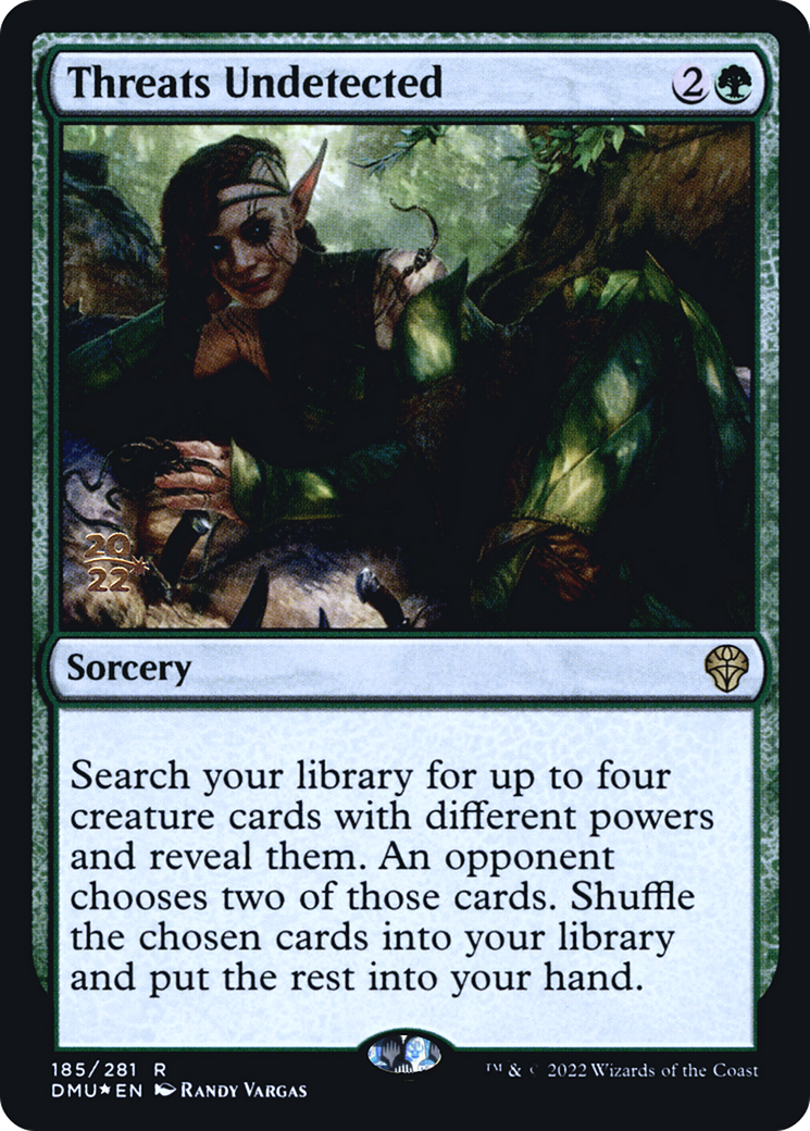 Threats Undetected (PRE-185S) - Dominaria United Promos Foil
