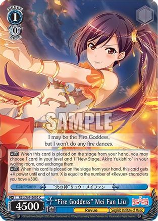 "Fire Goddess" Mei Fan Liu (RSL/S69-E092 C) - Revue Starlight -Re LIVE-