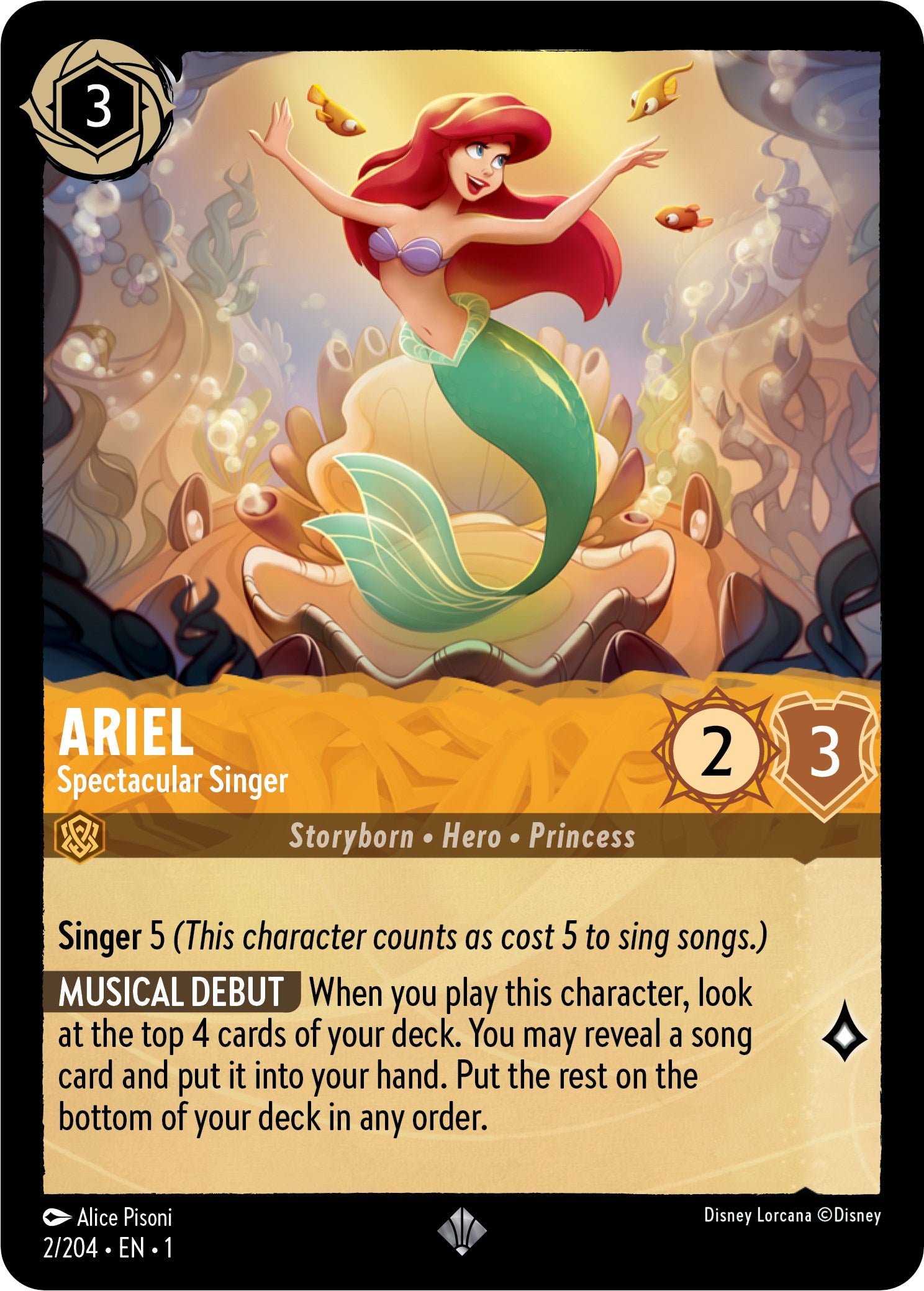 Ariel - Spectacular Singer (2/204) - The First Chapter