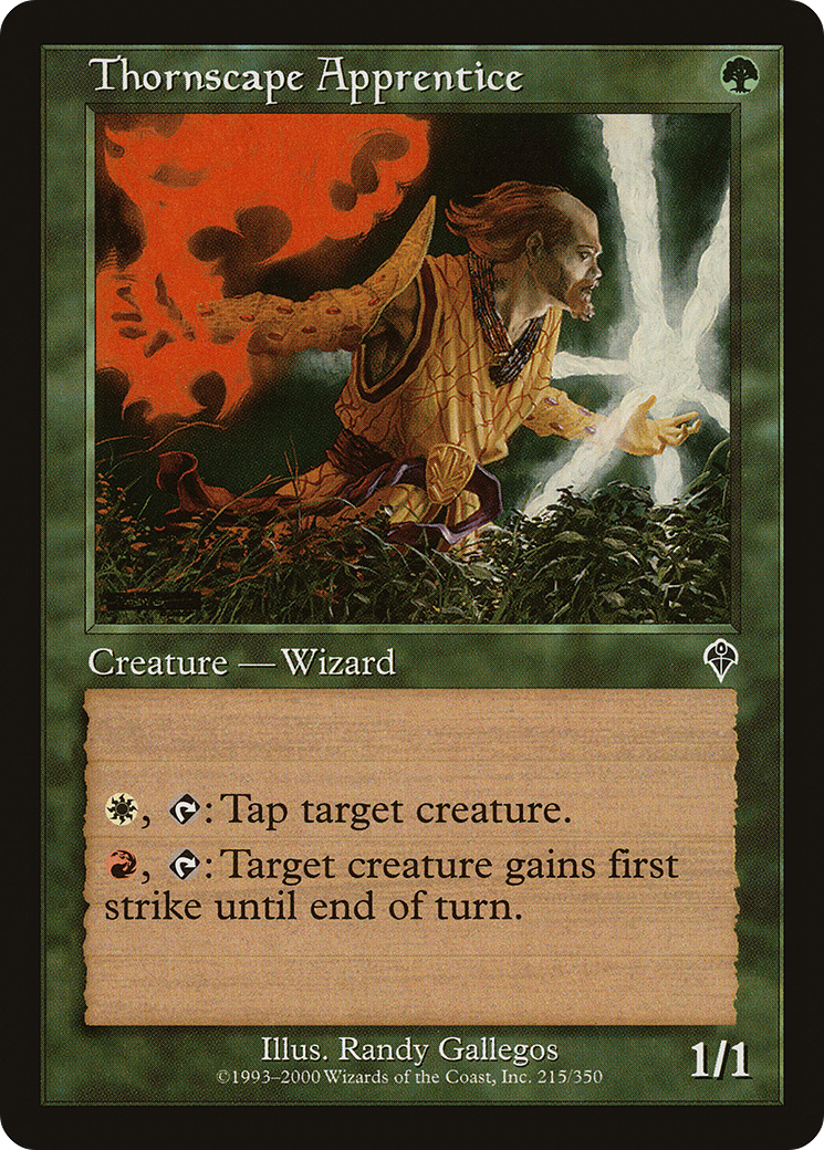 Thornscape Apprentice (INV-215) - Invasion