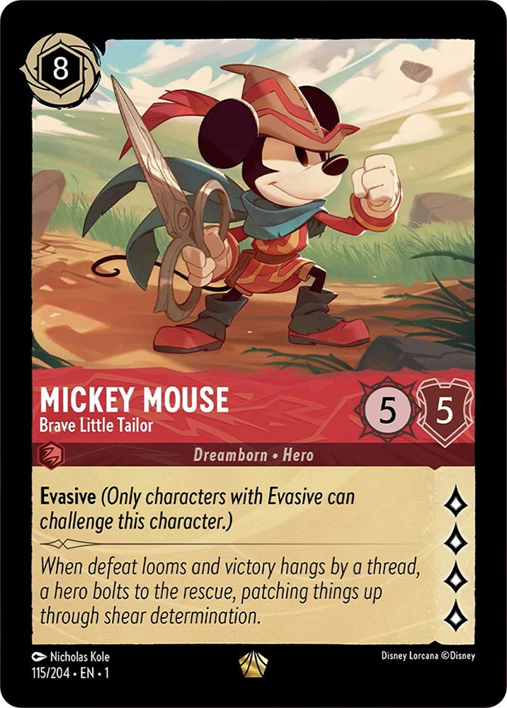 Mickey Mouse - Brave Little Tailor (115/204) - The First Chapter