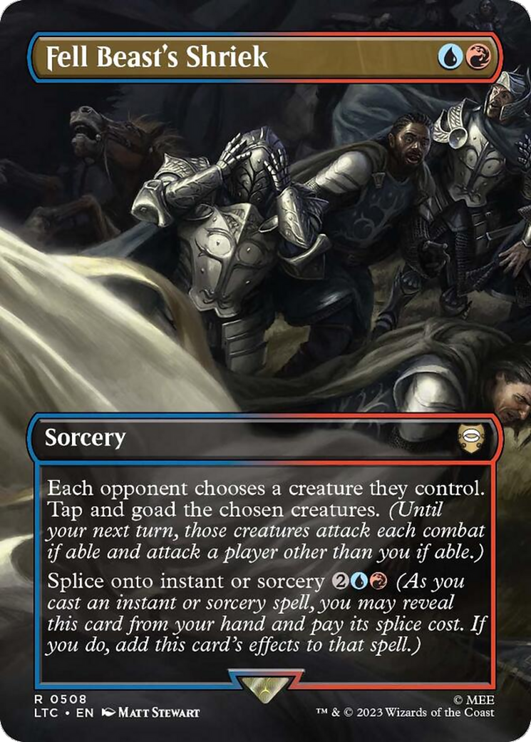 Fell Beast's Shriek (LTC-508) - Tales of Middle-earth Commander (Borderless)