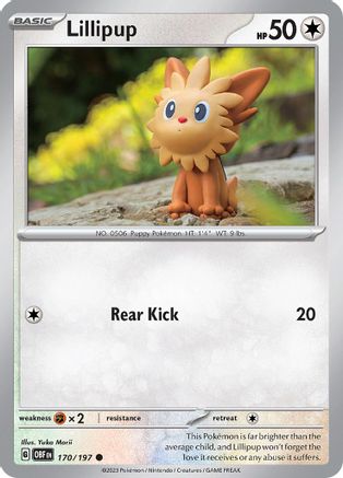 Lillipup 170/197 - SV03 Obsidian Flames