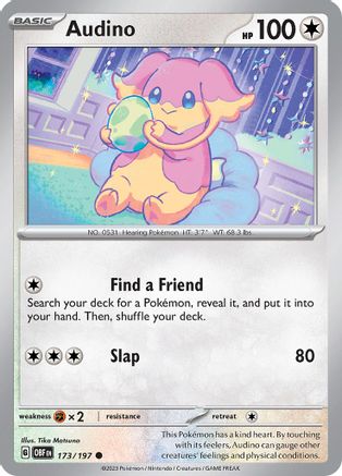 Audino 173/197 - SV03 Obsidian Flames