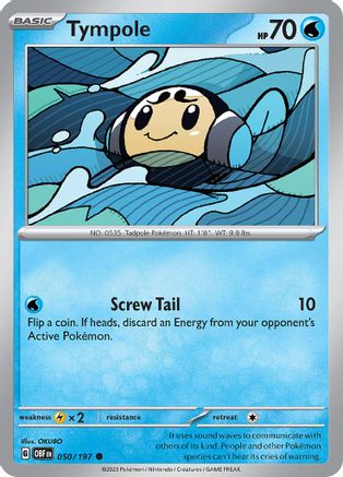 Tympole 050/197 - SV03 Obsidian Flames Reverse Holofoil