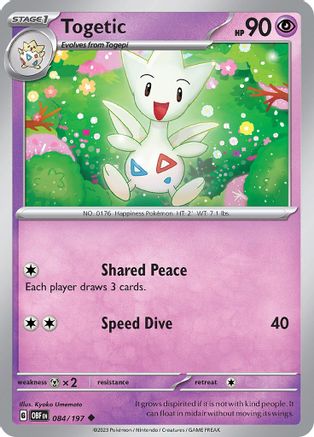 Togetic 084/197 - SV03 Obsidian Flames