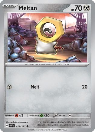 Meltan 152/197 - SV03 Obsidian Flames