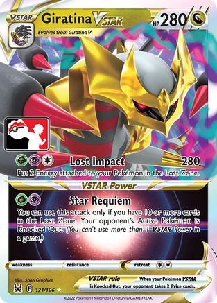 Giratina VSTAR 131/196 - Prize Pack Series Cards Holofoil