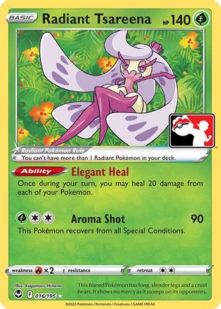 Radiant Tsareena 016 - Prize Pack Series Cards Holofoil