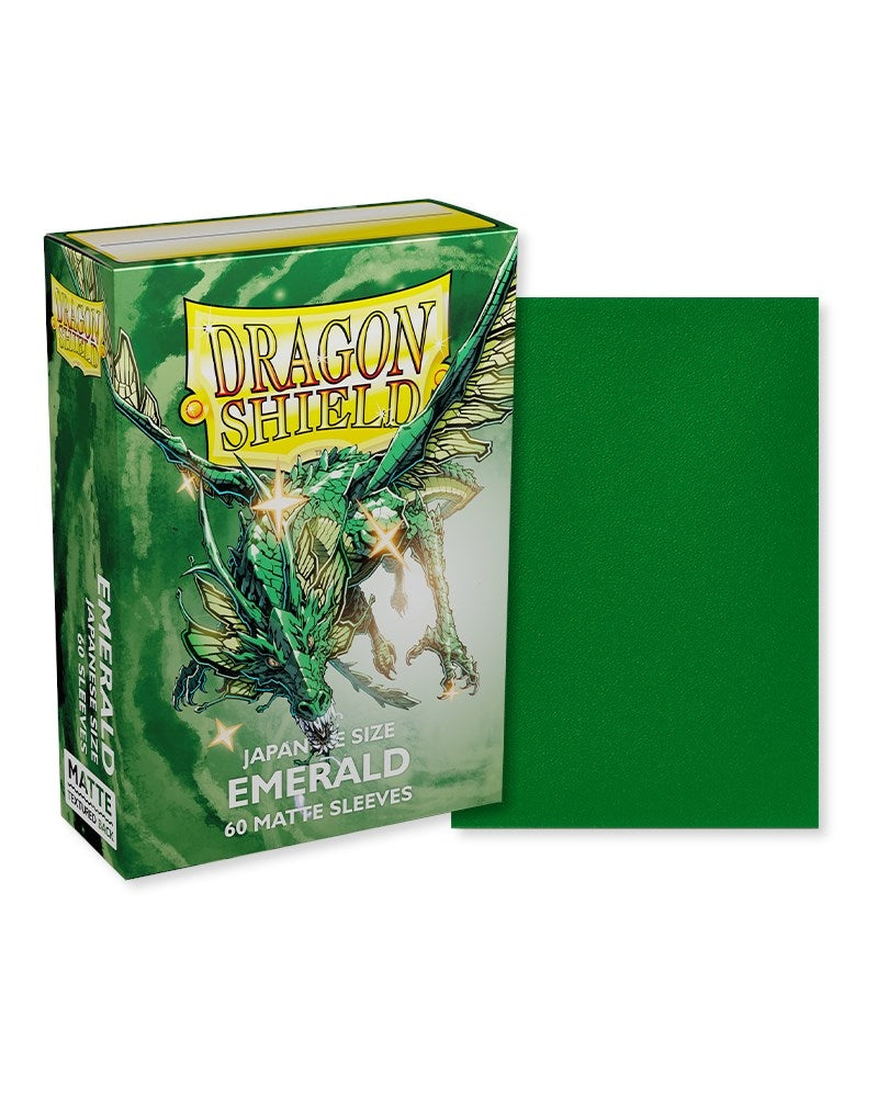 Dragon Shield Japanese Matte Sleeves Emerald 60 Pack