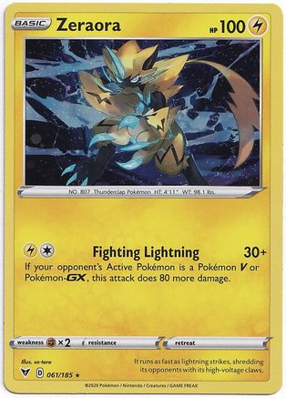 Zeraora (Cosmos Holo) 061/185 - Miscellaneous Cards & Products Holofoil