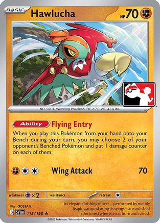 Hawlucha 118/198 - Prize Pack Series Cards