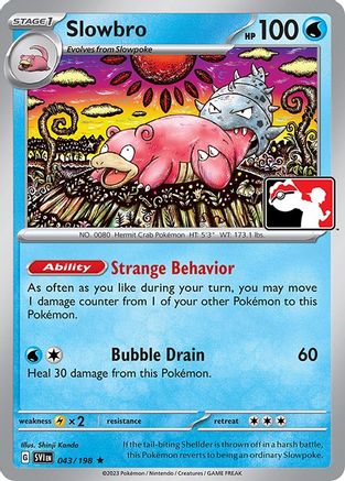 Slowbro 043 - Prize Pack Series Cards
