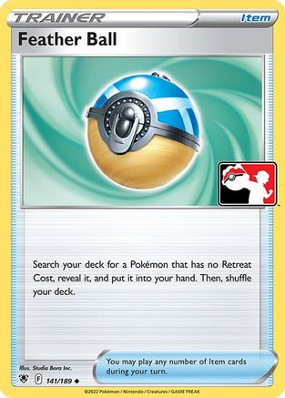 Feather Ball 141/189 - Prize Pack Series Cards Holofoil