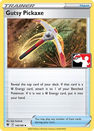 Gutsy Pickaxe 145/189 - Prize Pack Series Cards Holofoil