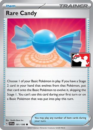 Rare Candy 191/198 - Prize Pack Series Cards